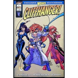 Image Comics Cliffhanger #0 Exclusive Wizard Sketchbook Campbell Madureira Ramos